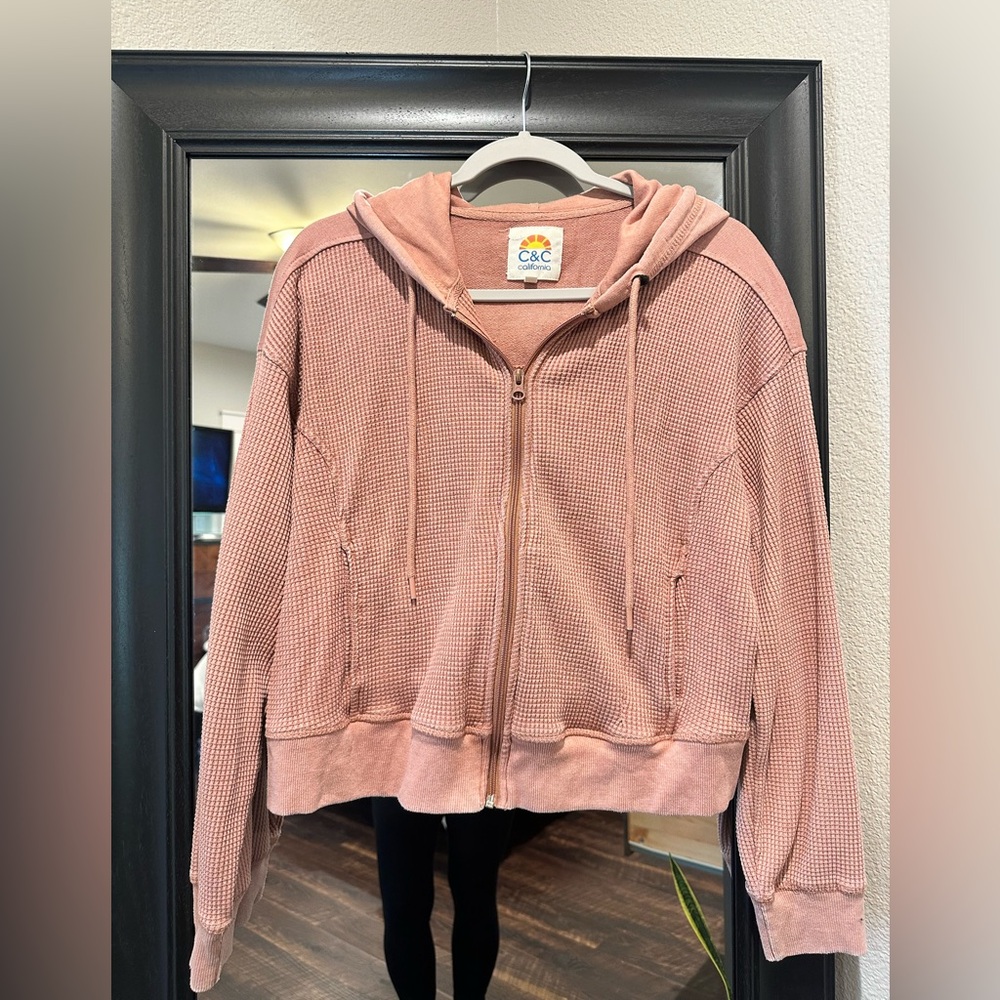 C&C California Dusty Rose Hoodie with Sunset Logo